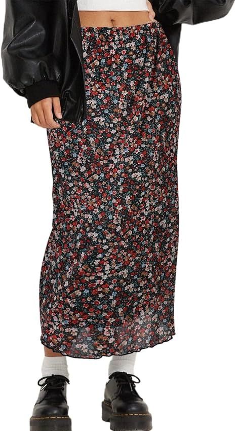 Floral Print Maxi Skirt image 3